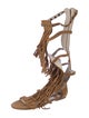 Alice + Olivia x Stacey Bendet Suede Gladiator Sandals
