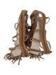 Alice + Olivia x Stacey Bendet Suede Gladiator Sandals