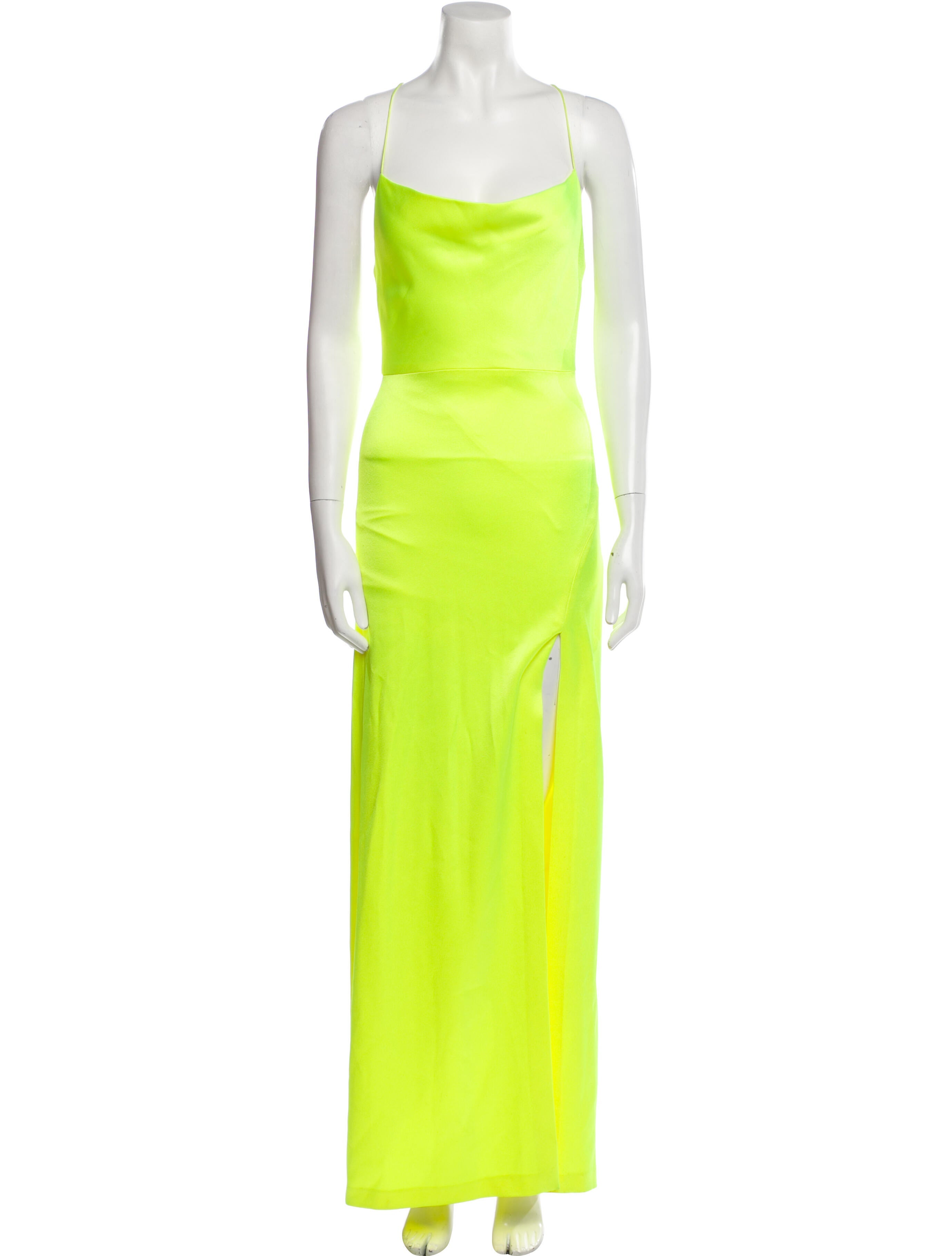 Alice + Olivia Cowl Neck Long Dress