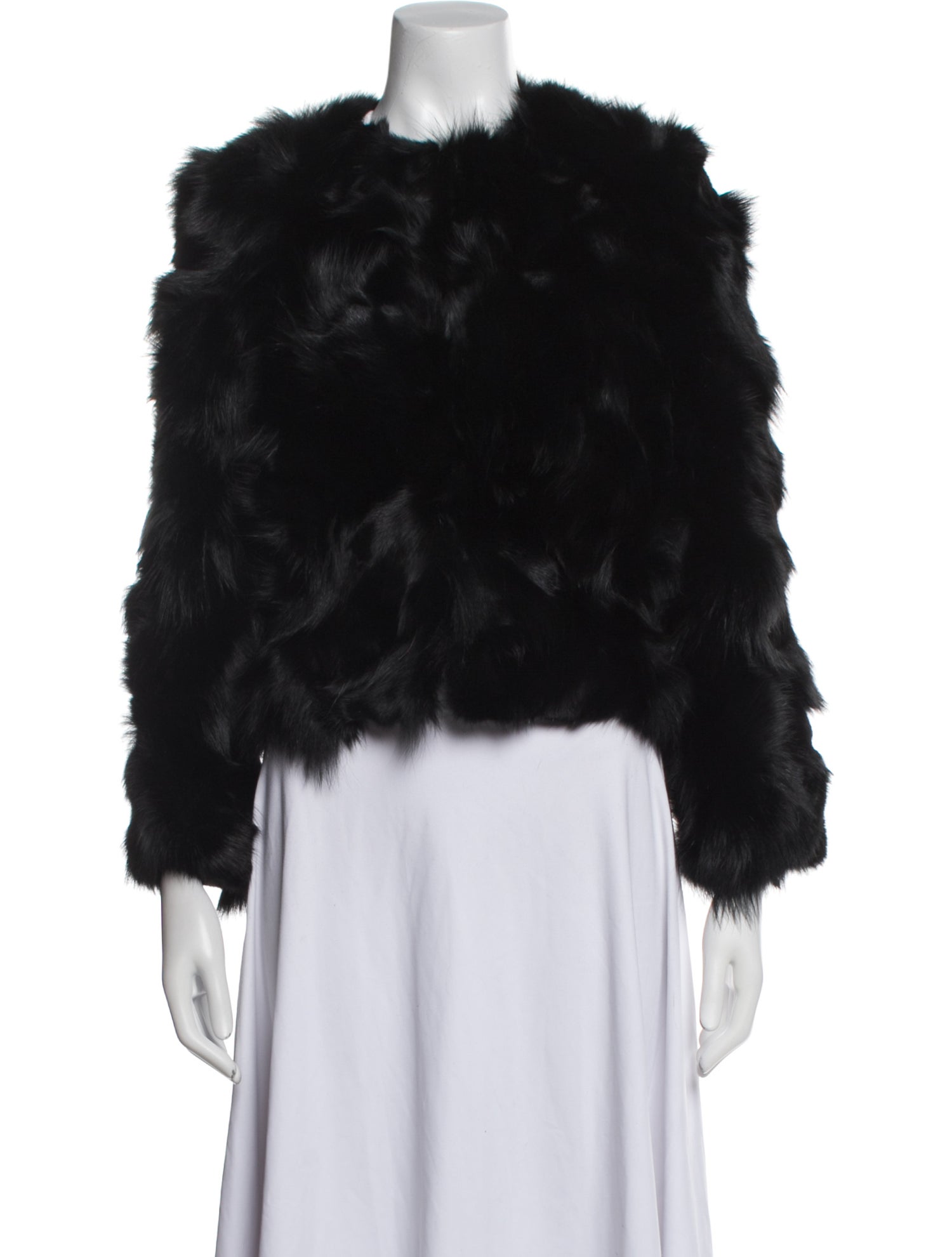 Alice + Olivia Fox Fur Jacket