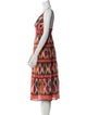 Alice + Olivia Printed Midi Length Dress