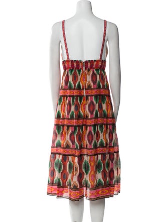 Alice + Olivia Printed Midi Length Dress