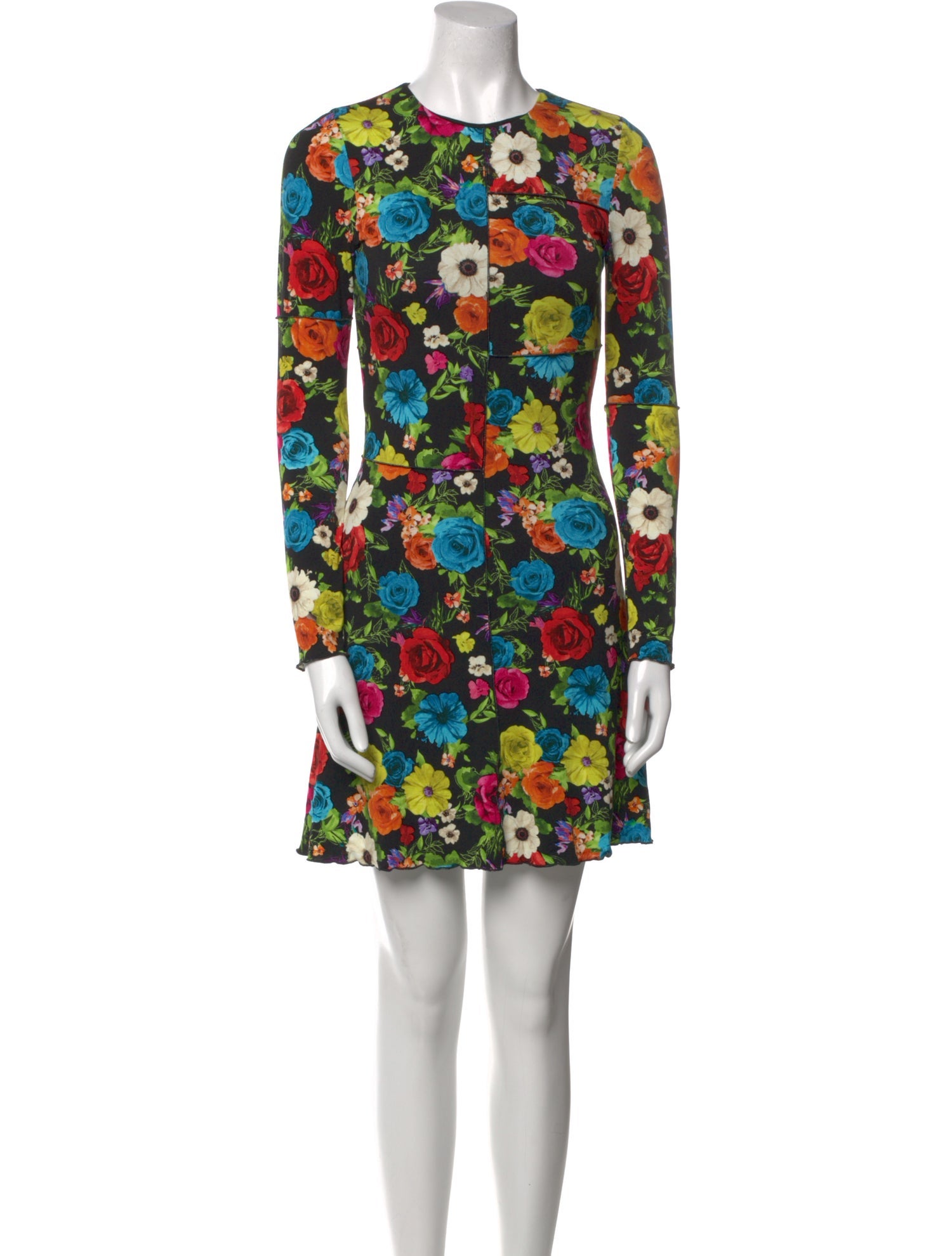 Alice + Olivia Floral Print Mini Dress w/ Tags