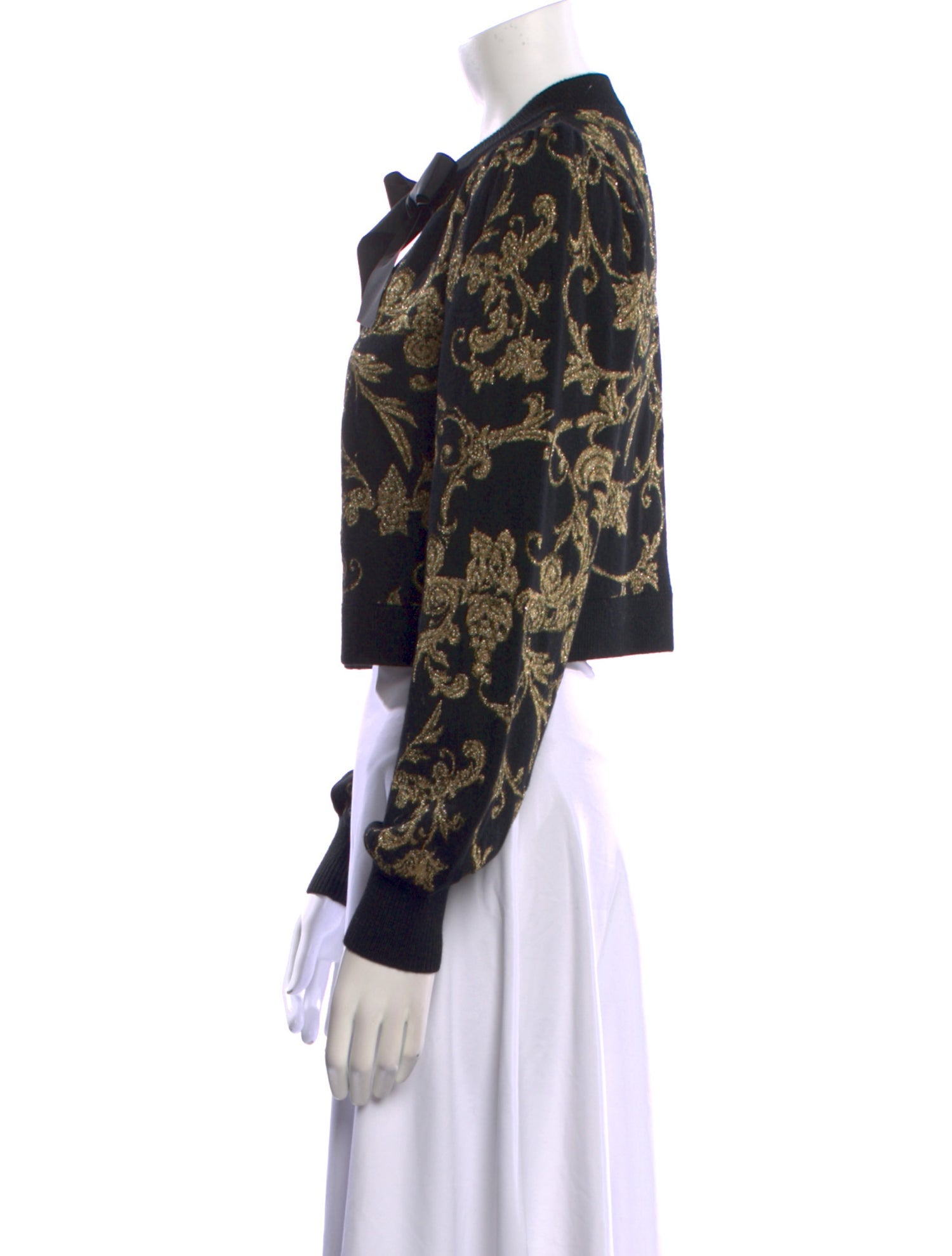 Alice + Olivia Wool Floral Print Sweater w/ Tags