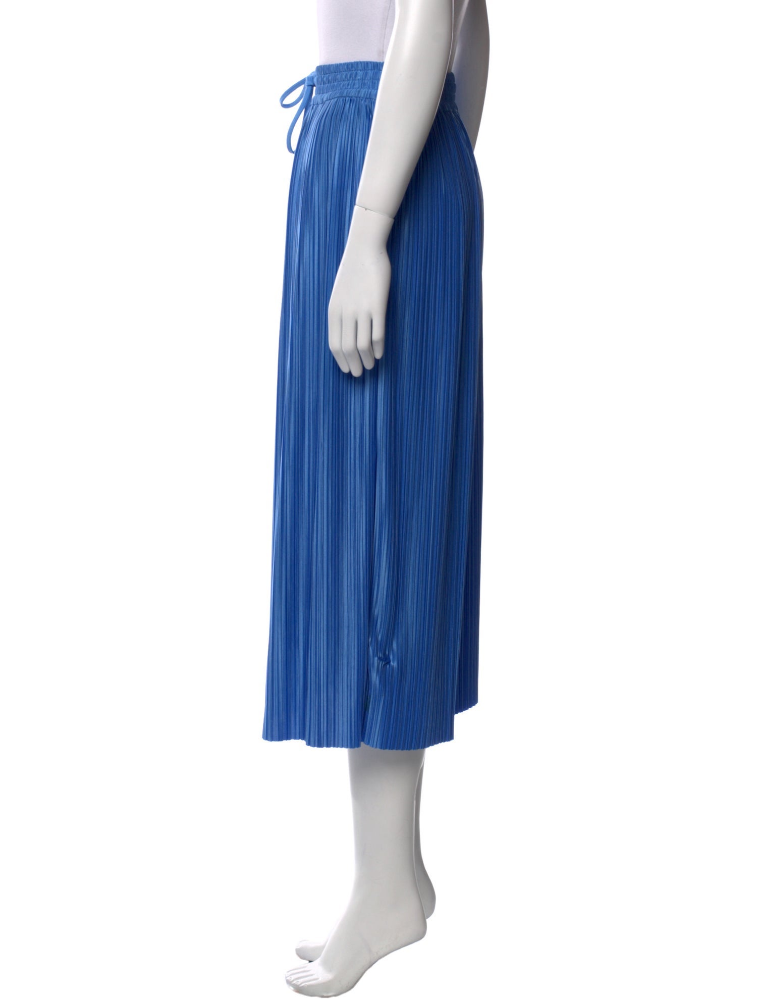 Alice + Olivia Pleated Accents Midi Length Skirt