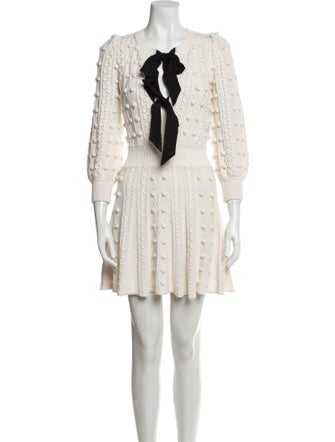 Alice + Olivia Wool Mini Dress