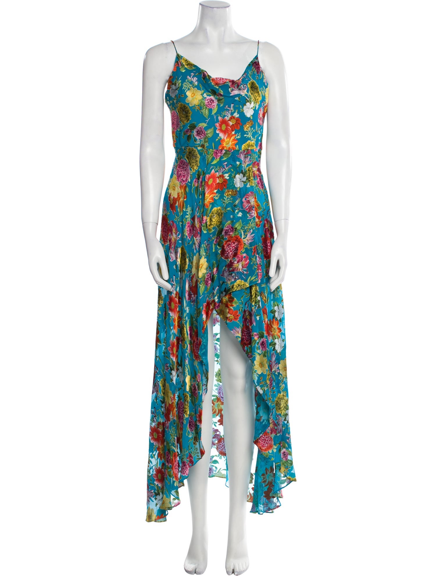 Alice + Olivia Floral Print Long Dress