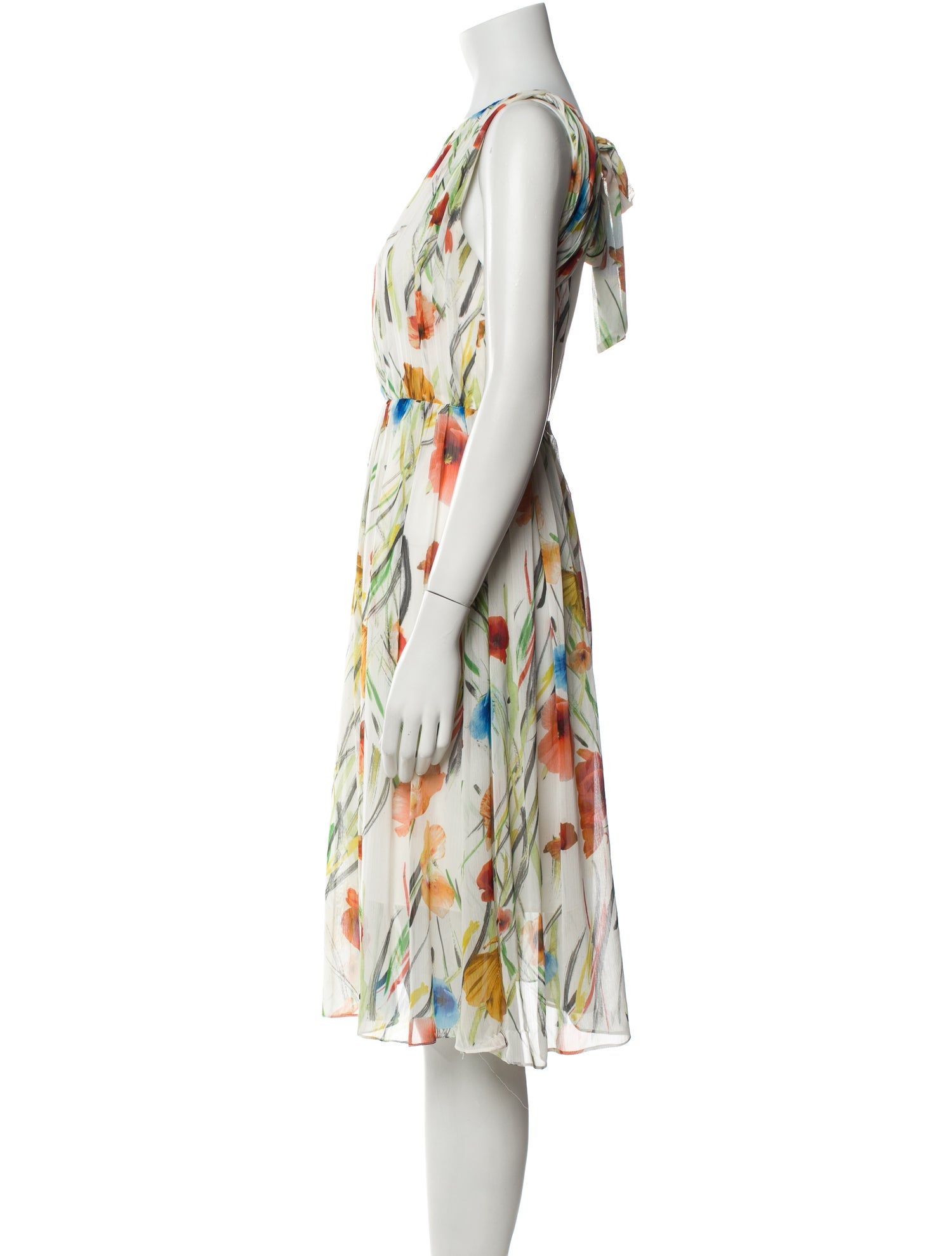Alice + Olivia Printed Midi Length Dress