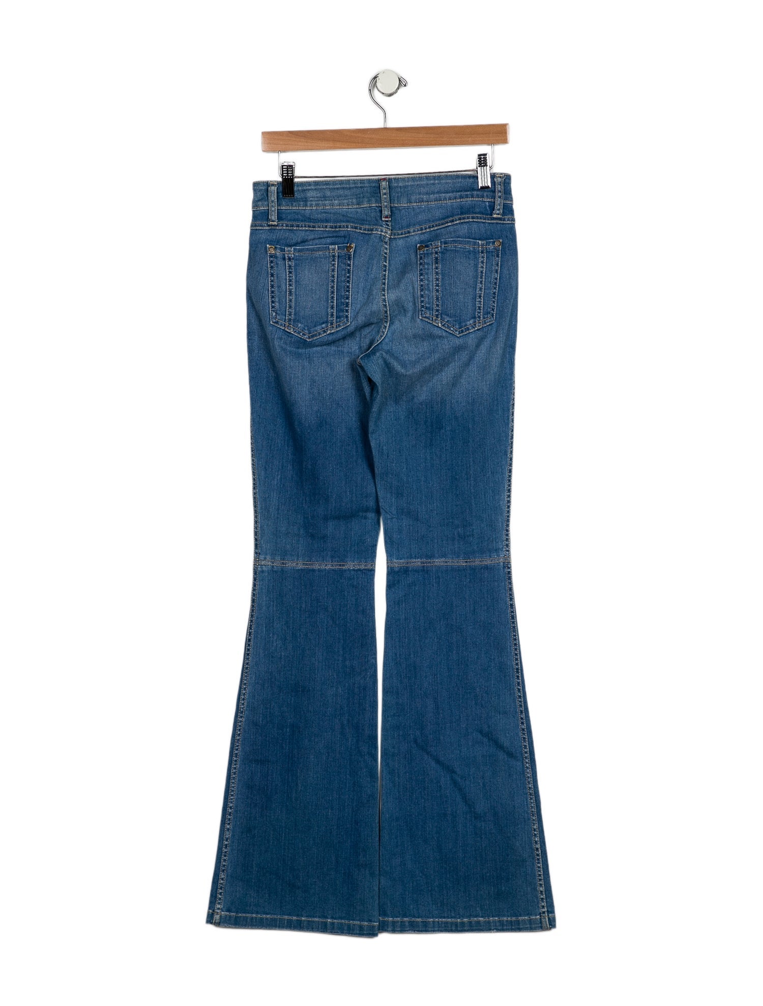 Alice + Olivia Mid-Rise Wide Leg Jeans