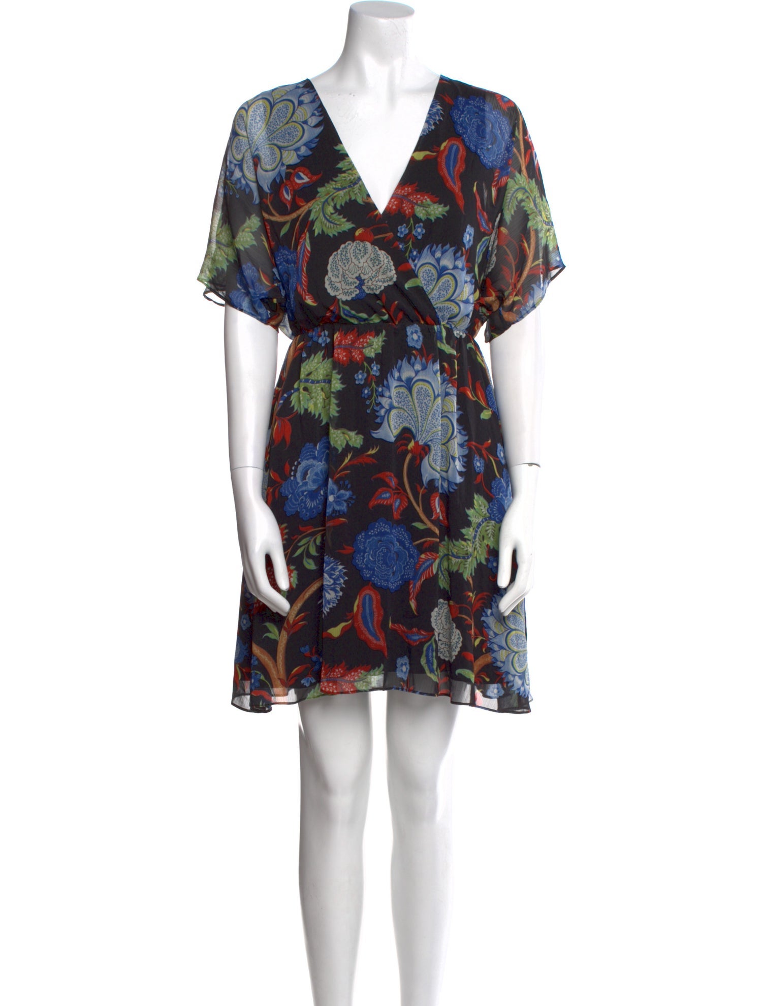 Alice + Olivia Floral Print Mini Dress