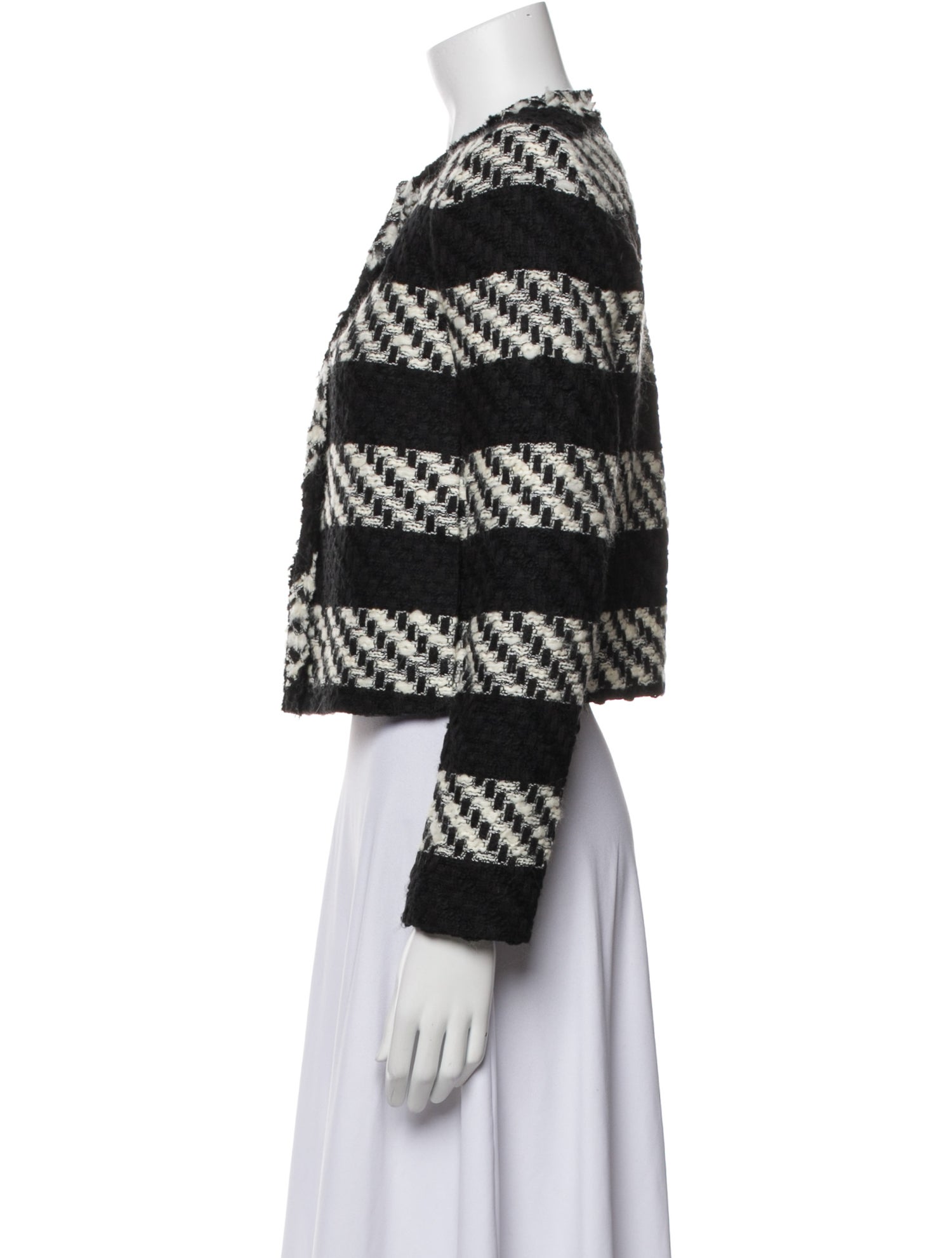 Alice + Olivia Striped Evening Jacket