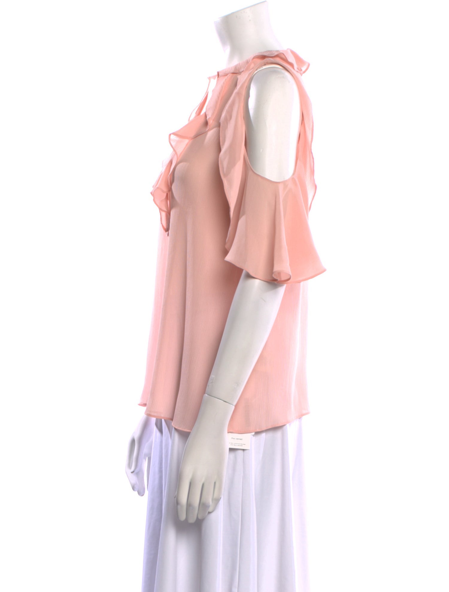 Alice + Olivia V-Neck Short Sleeve Blouse