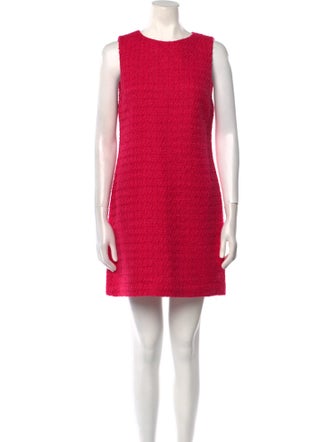 Alice + Olivia Crew Neck Mini Dress