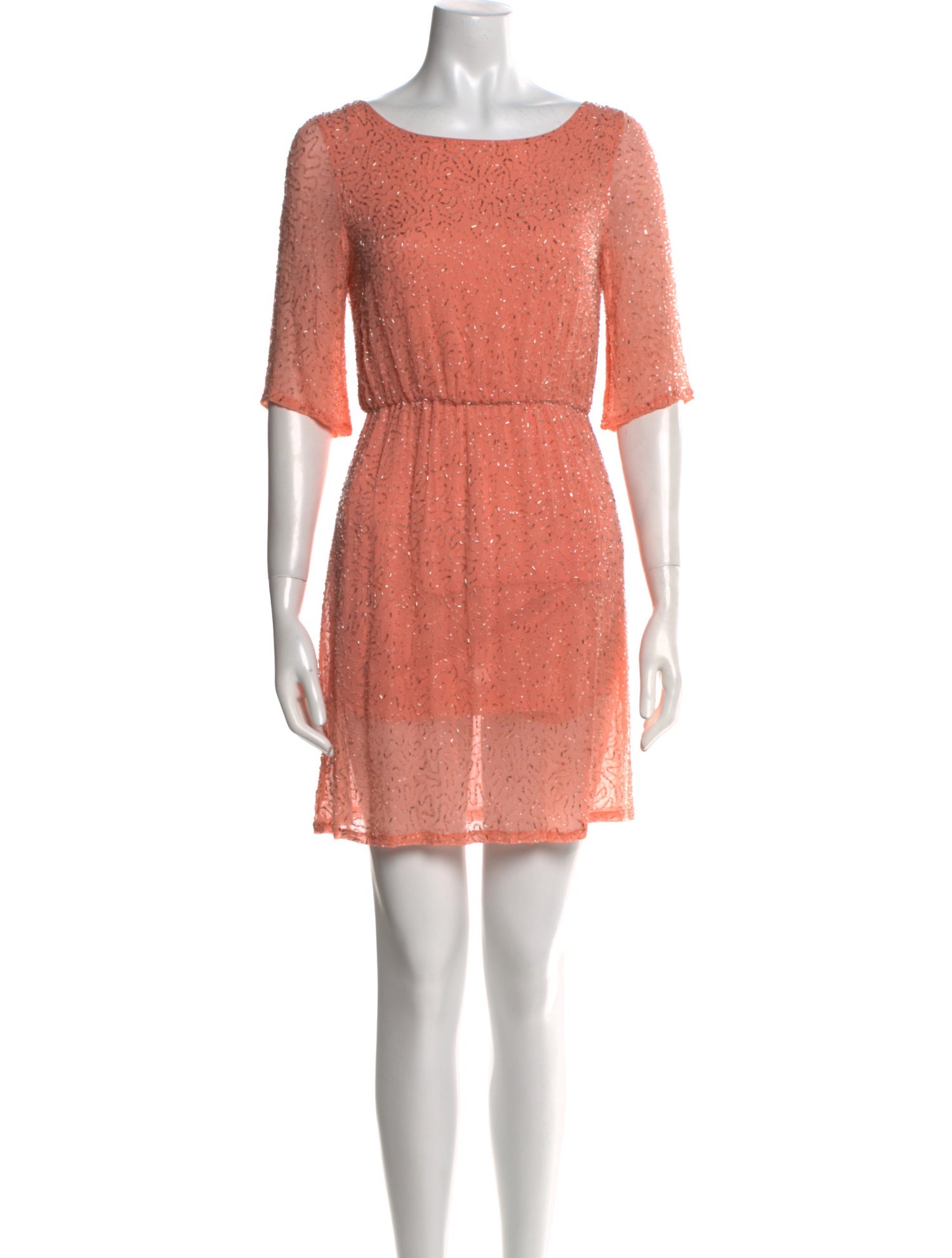 Alice + Olivia Silk Mini Dress