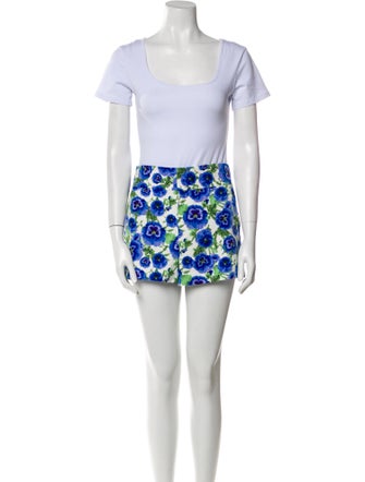 Alice + Olivia Floral Print Short Set