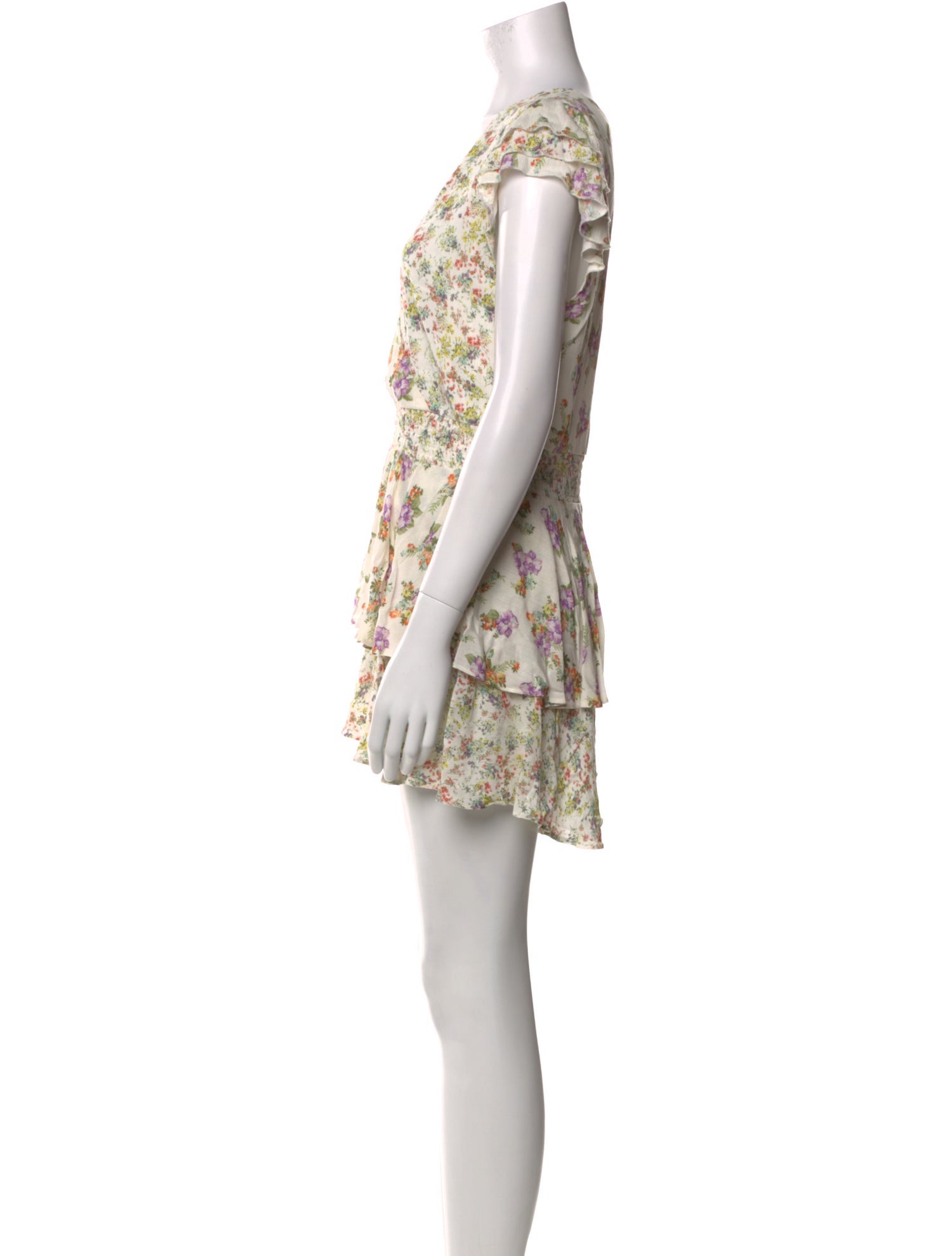 Alice + Olivia Floral Print Mini Dress