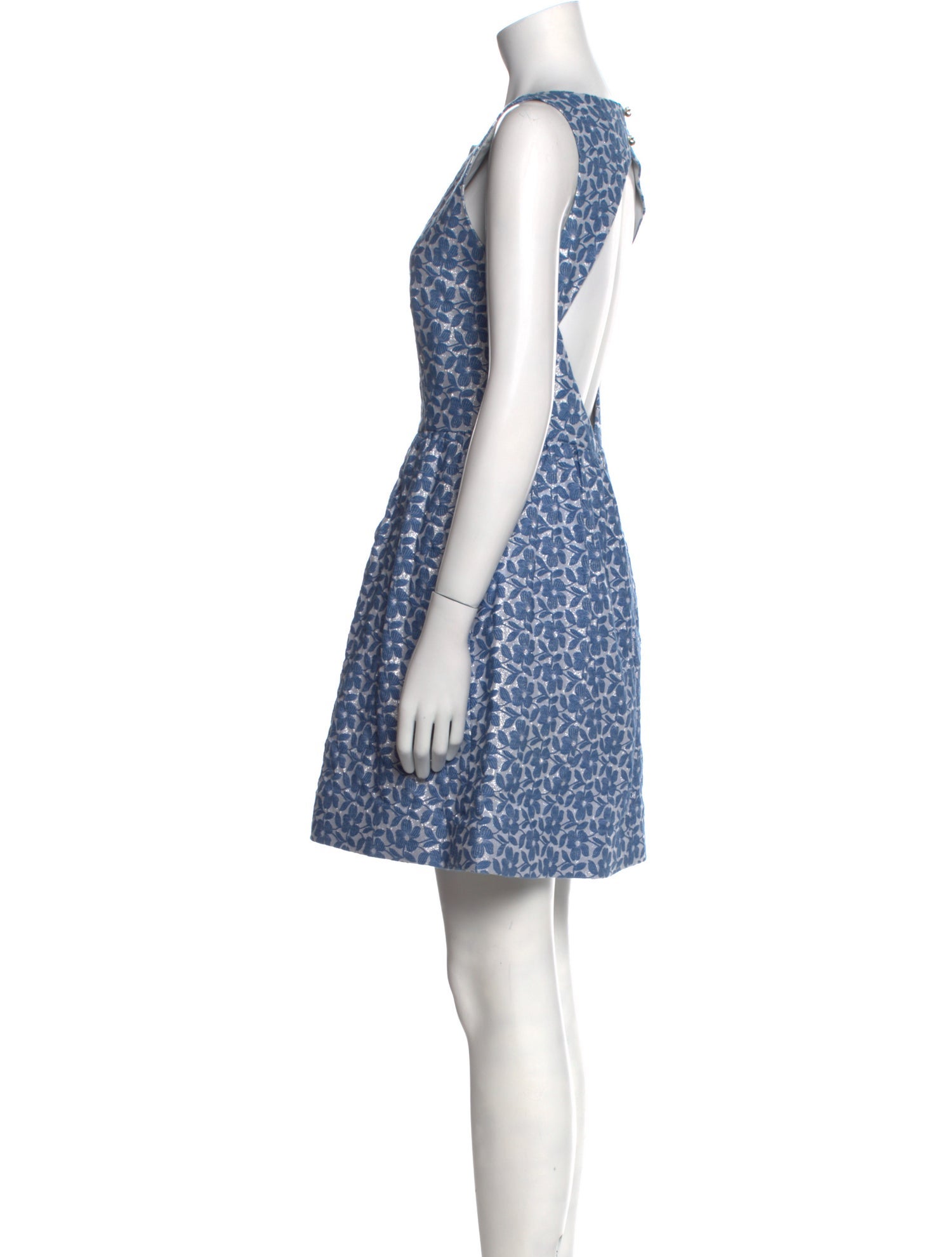 Alice + Olivia Floral Print Mini Dress