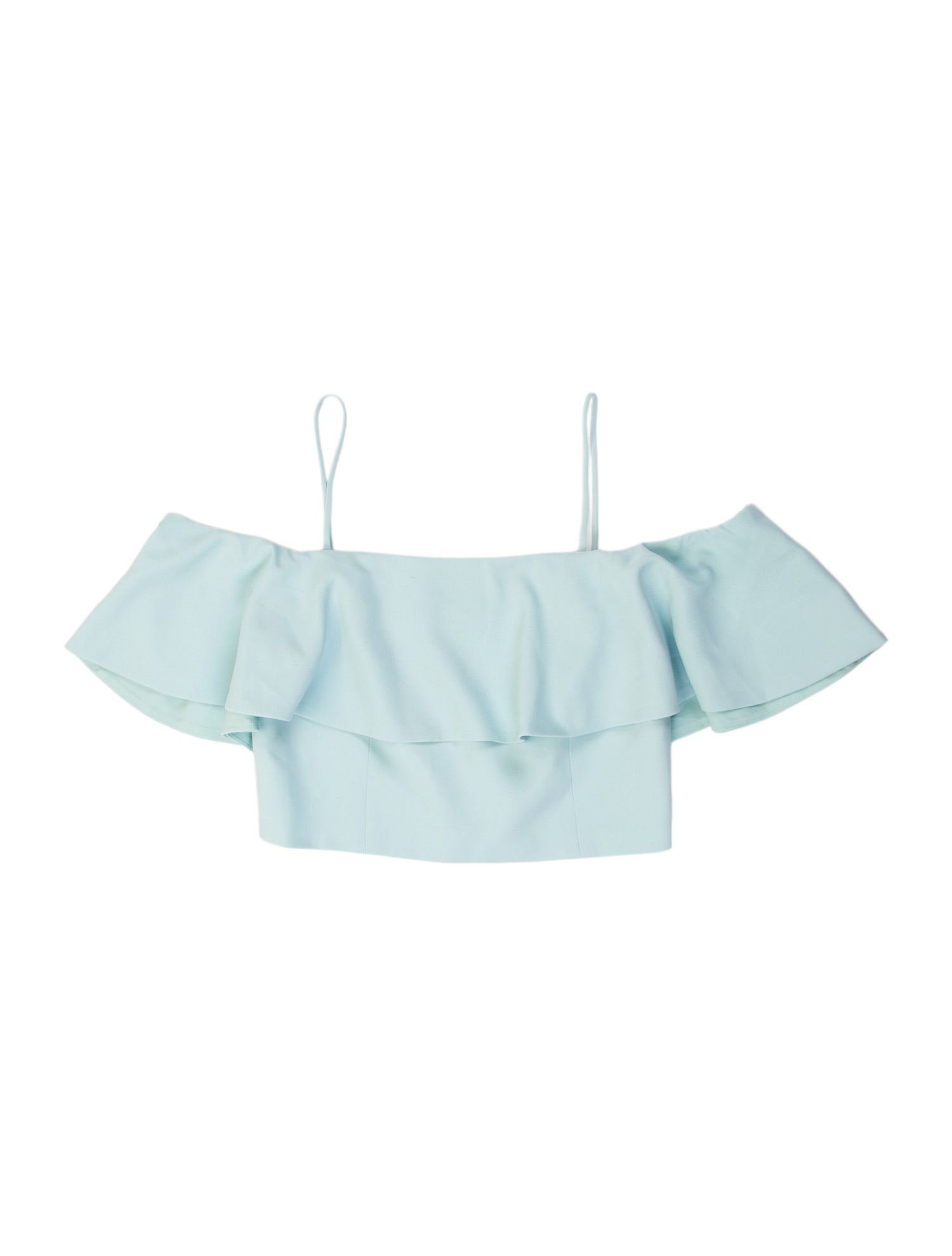 Alice + Olivia Bateau Neckline Sleeveless Crop Top