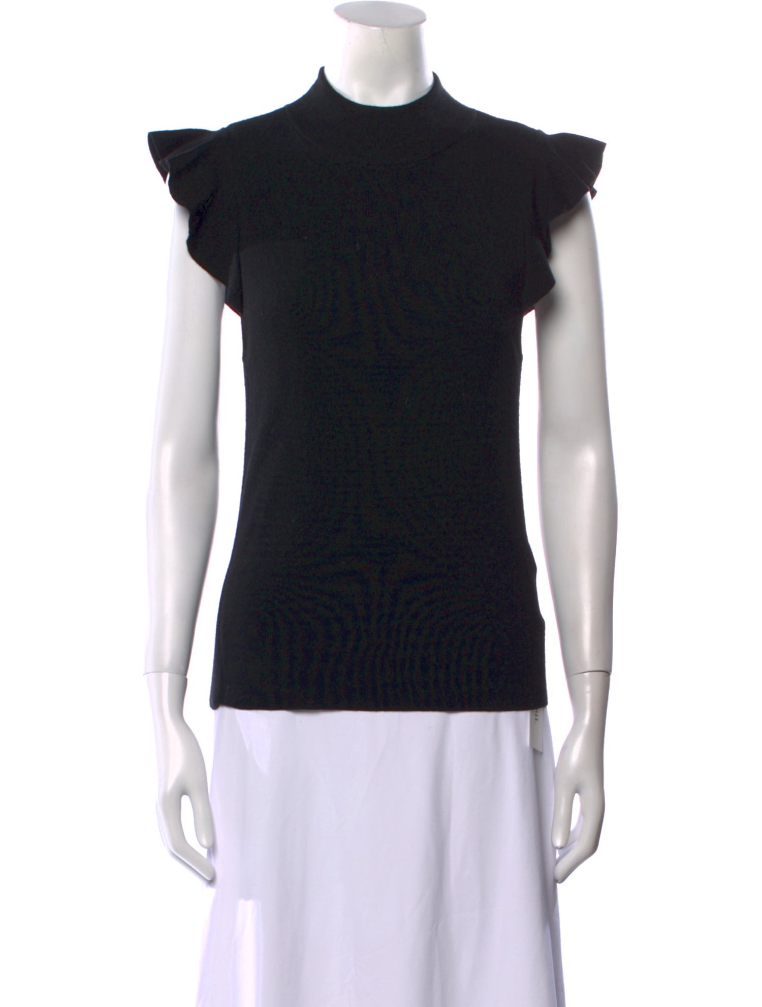 Alice + Olivia Wool Mock Neck Sweater