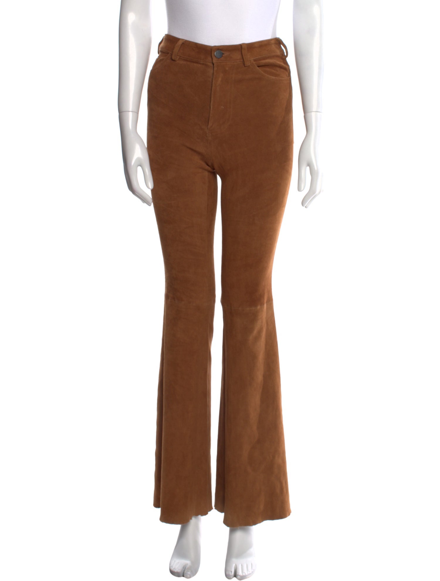 Alice + Olivia Leather Wide Leg Pants