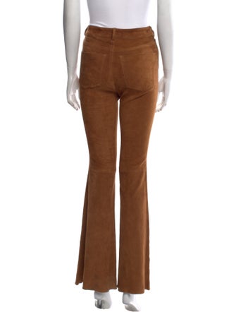Alice + Olivia Leather Wide Leg Pants