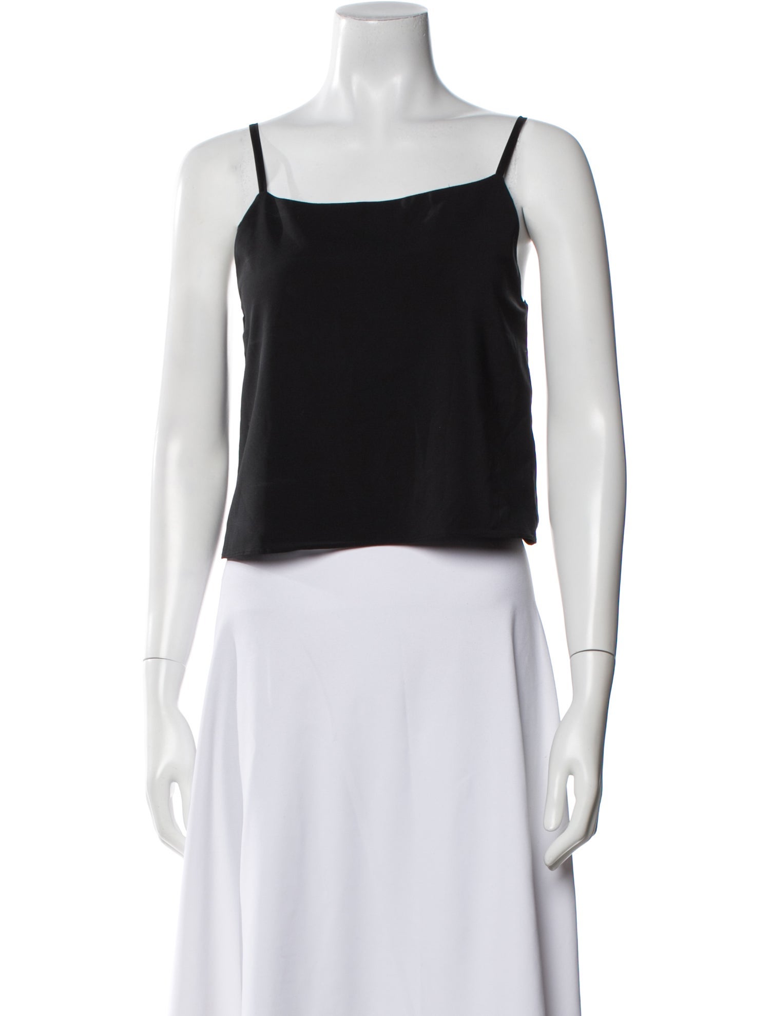 Alice + Olivia Square Neckline Sleeveless Crop Top