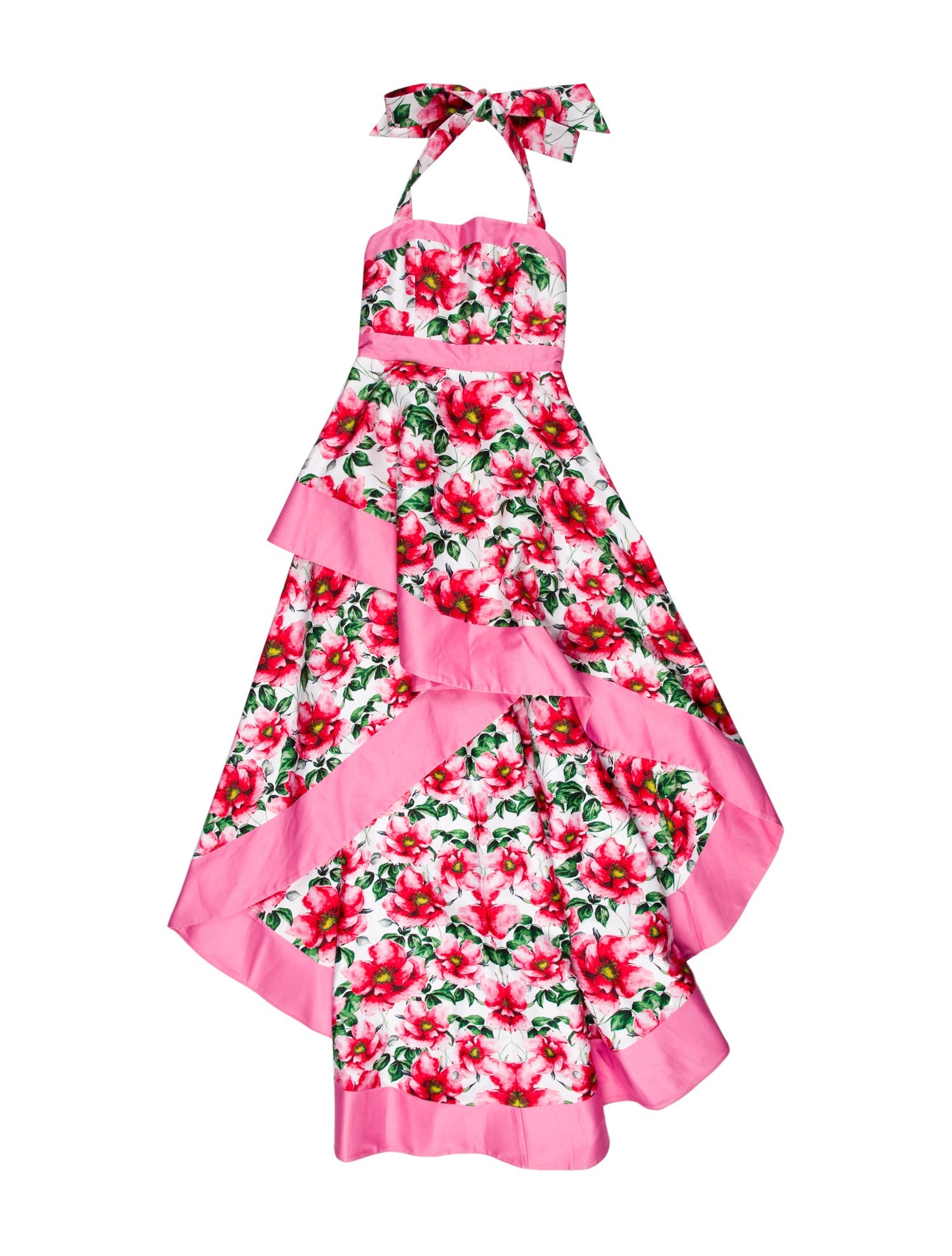 Alice + Olivia Floral Print Long Dress