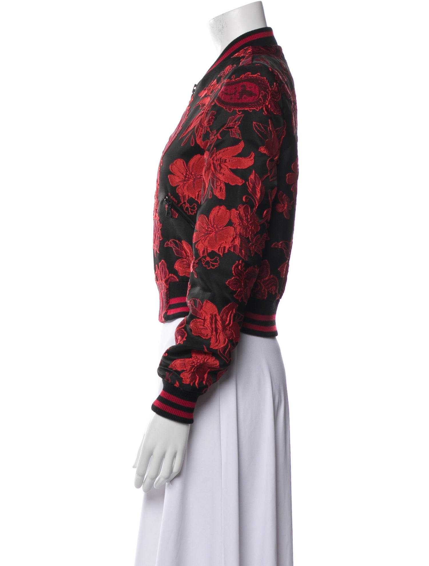 Alice + Olivia Printed Bomber Jacket