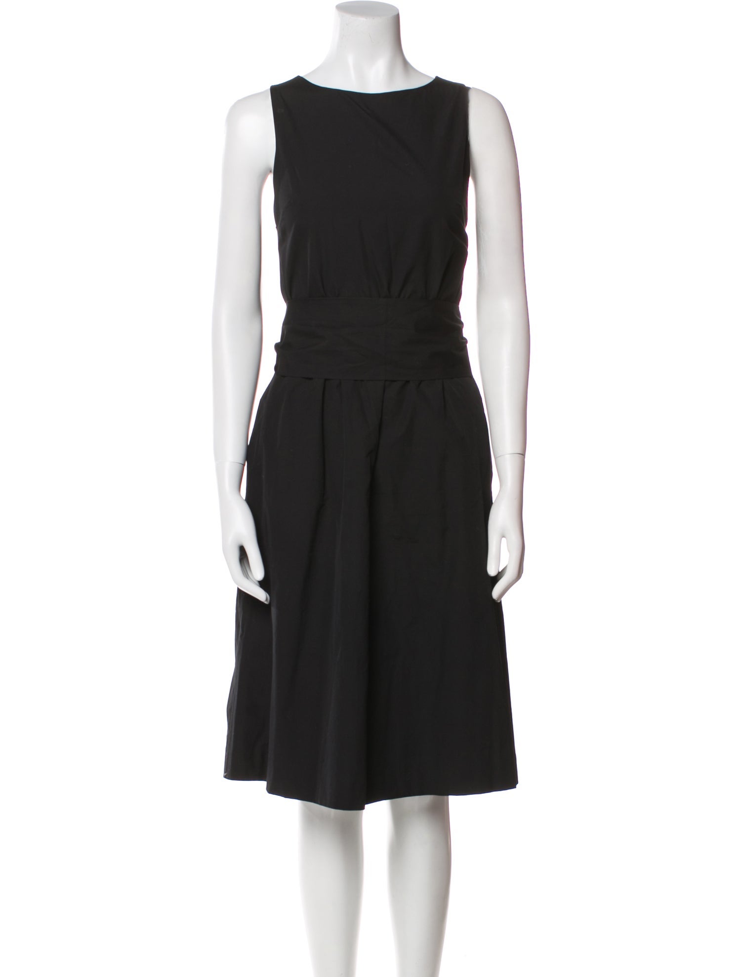 Alice + Olivia Bateau Neckline Midi Length Dress