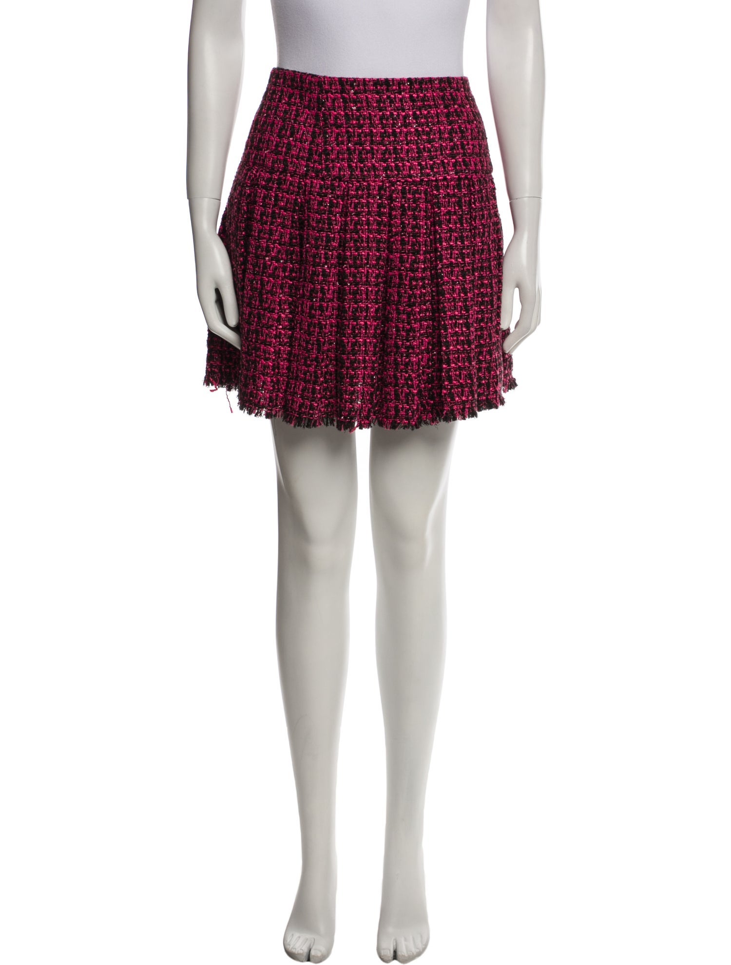Alice + Olivia Tweed Pattern Mini Skirt w/ Tags