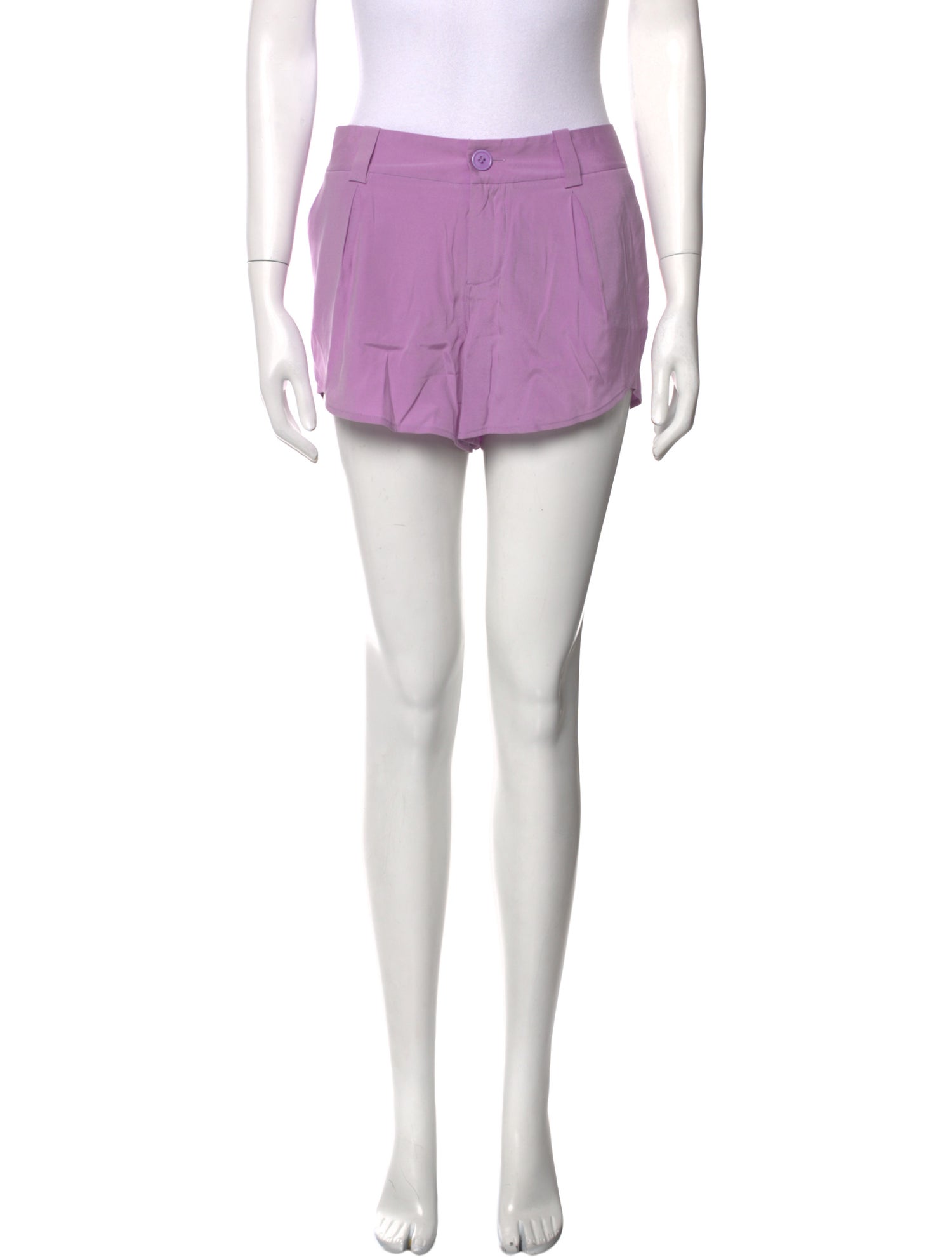 Alice + Olivia Silk Mini Shorts