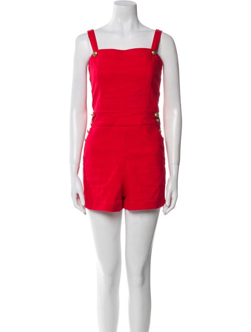 Alice + Olivia Square Neckline Romper