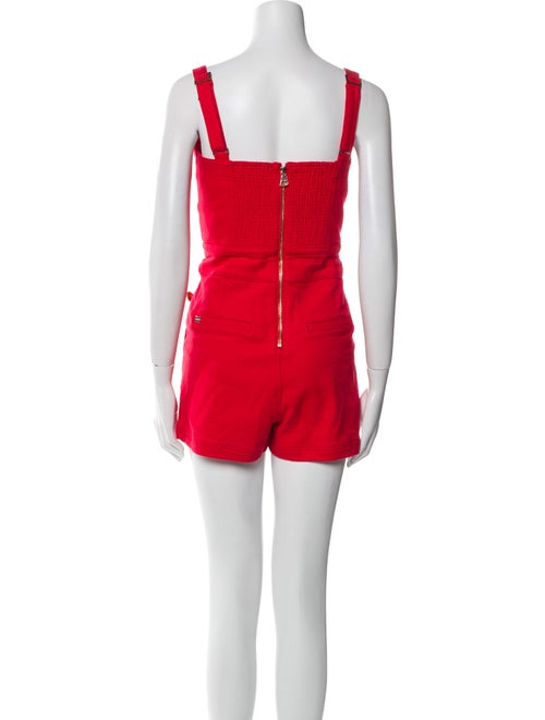 Alice + Olivia Square Neckline Romper