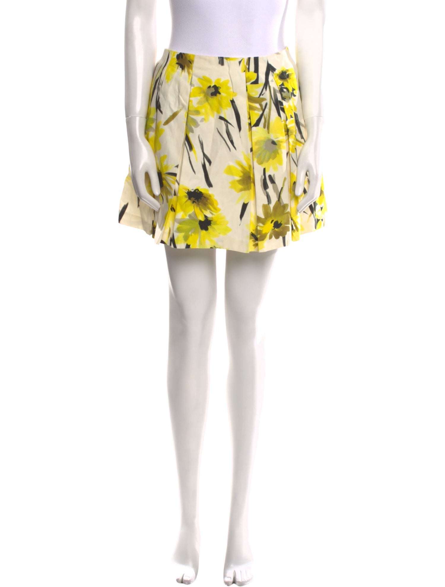 Alice + Olivia Floral Print Mini Skirt