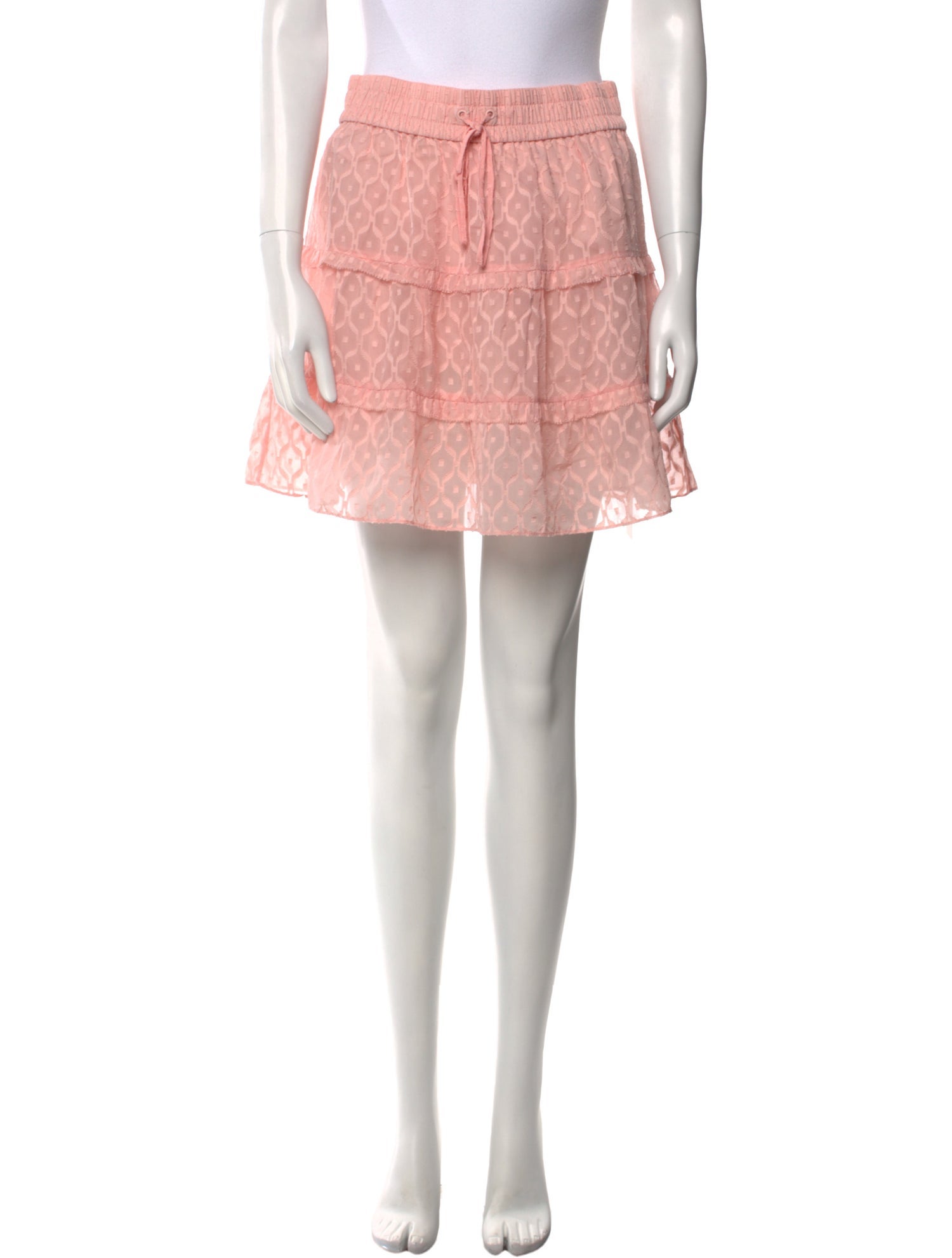 Alice + Olivia Silk Mini Skirt