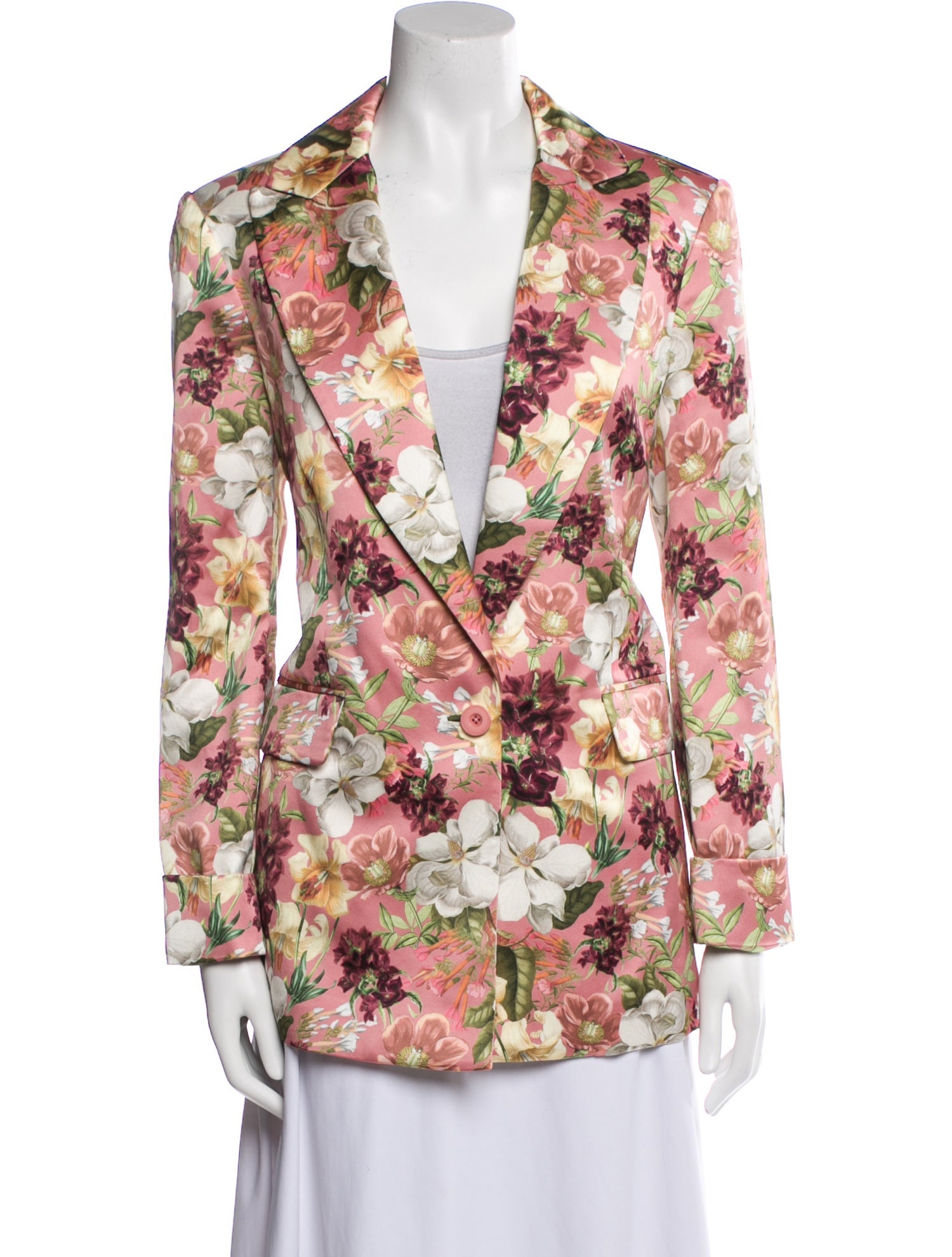 Alice + Olivia Floral Print Blazer