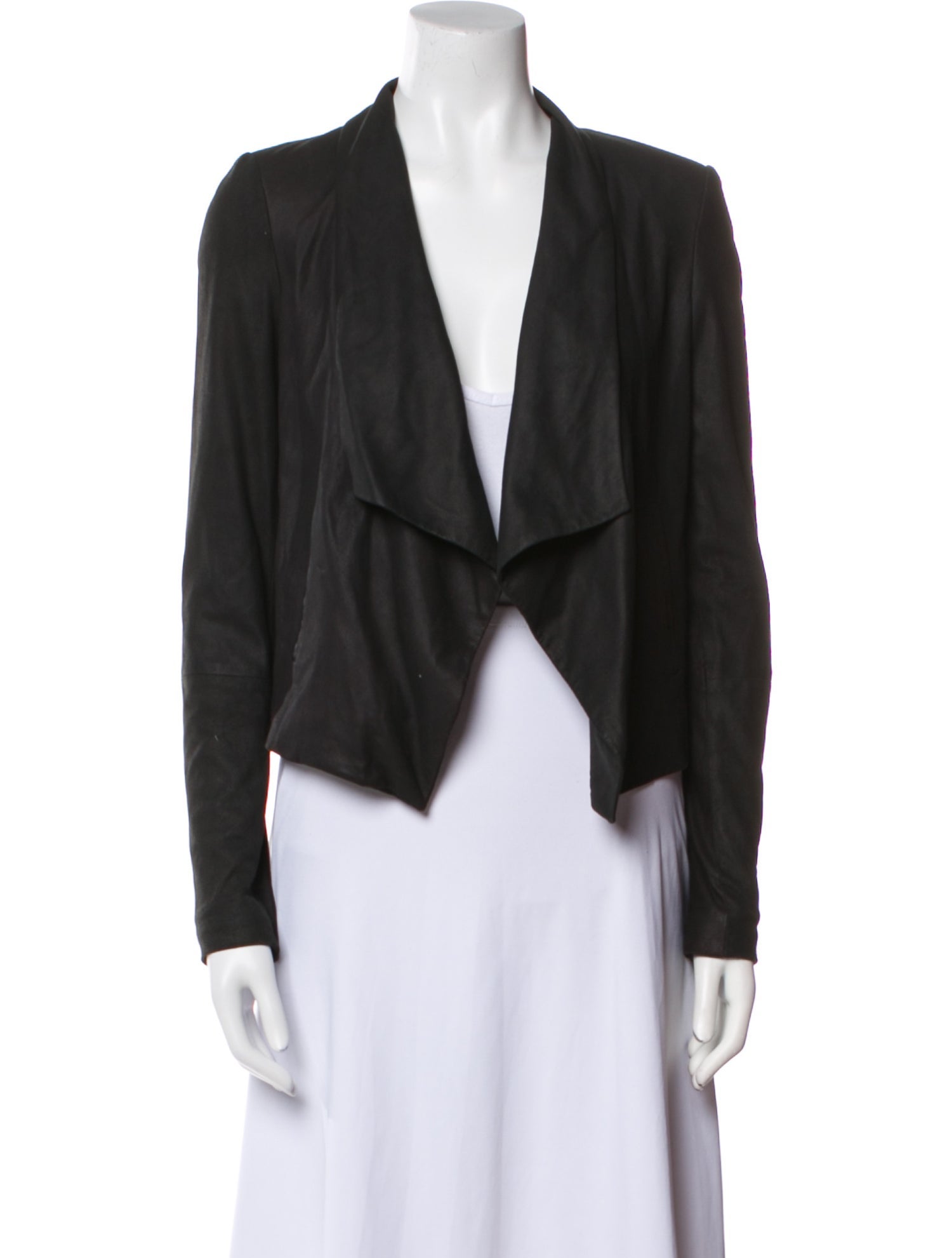 Alice + Olivia Leather Evening Jacket