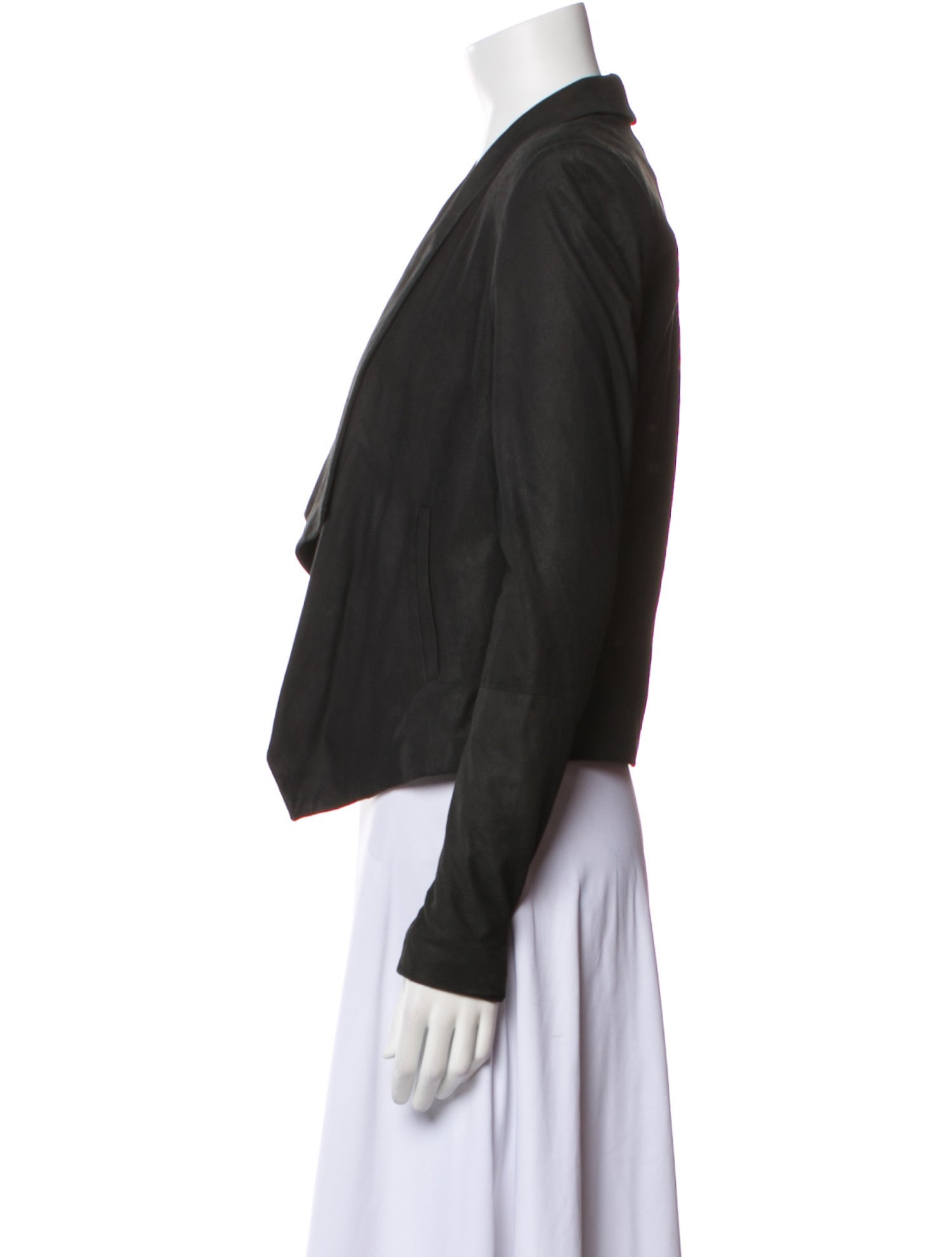 Alice + Olivia Leather Evening Jacket