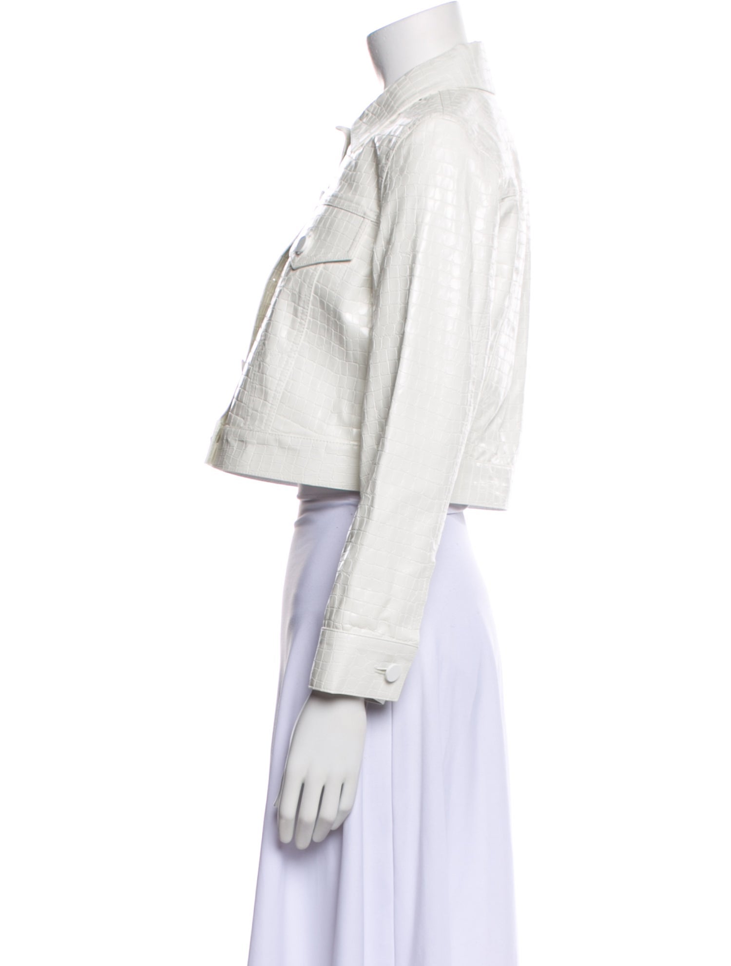 Alice + Olivia Striped Denim Jacket w/ Tags