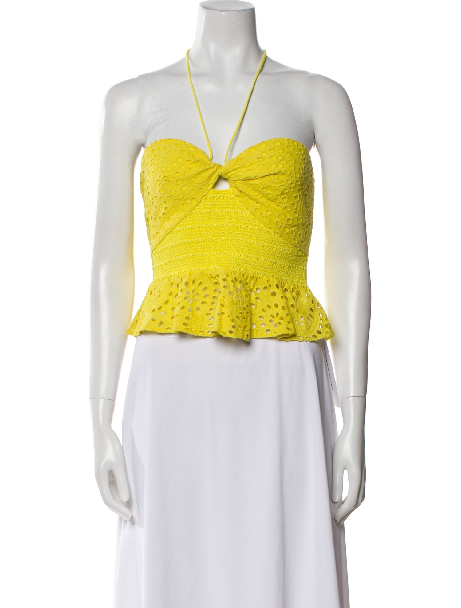 Alice + Olivia Halterneck Sleeveless Crop Top w/ Tags