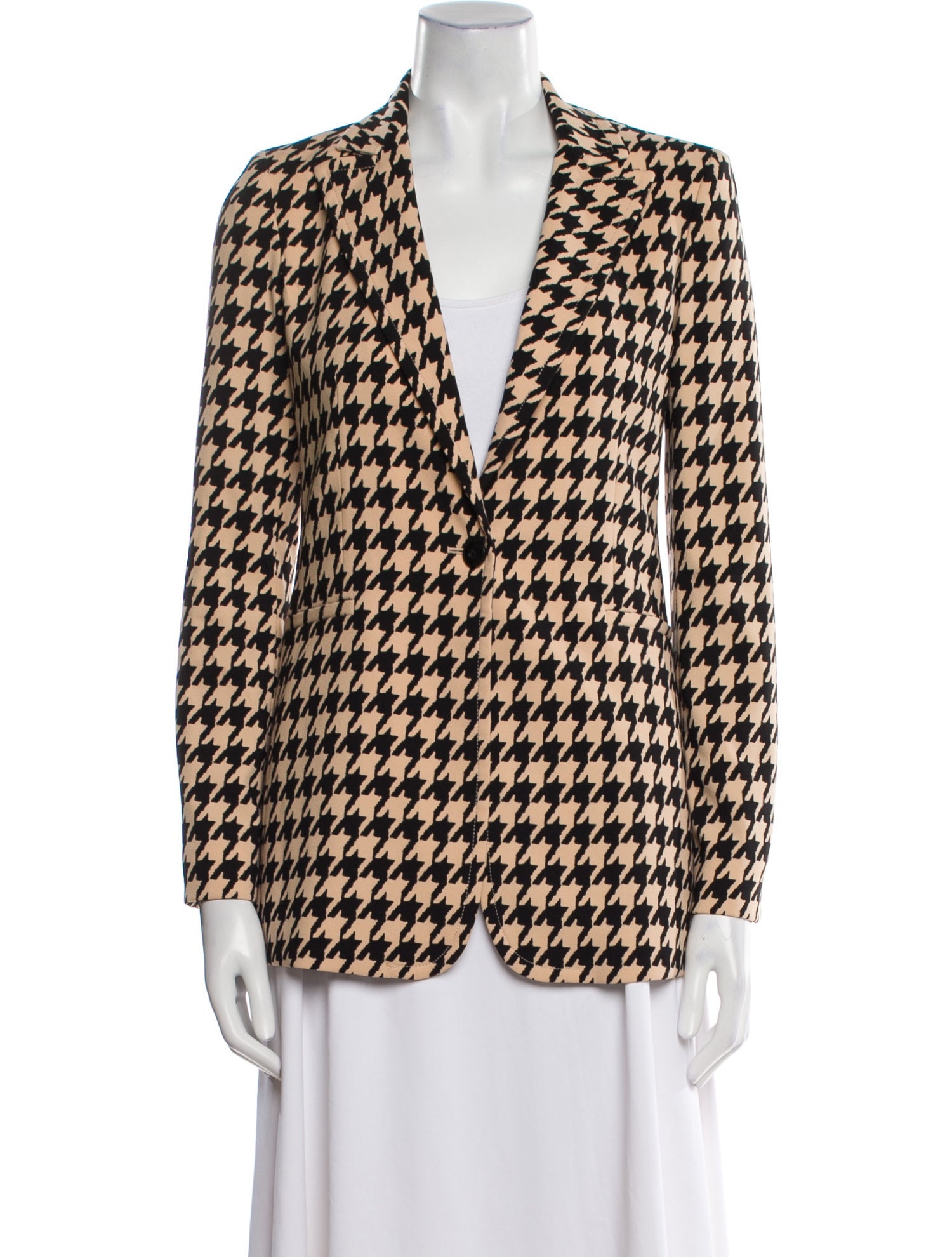 Alice + Olivia Houndstooth Print Blazer