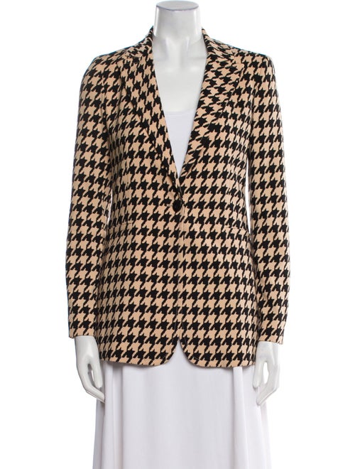 Alice + Olivia Houndstooth Print Blazer