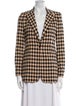 Alice + Olivia Houndstooth Print Blazer