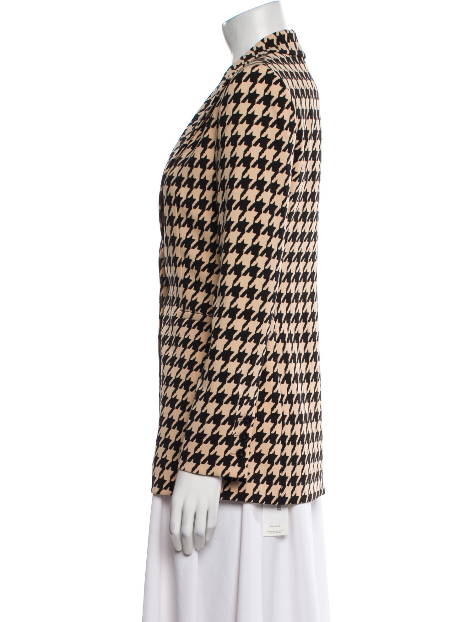 Alice + Olivia Houndstooth Print Blazer