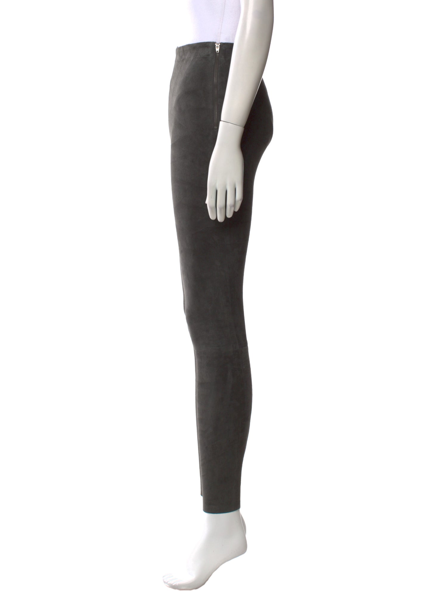 Alice + Olivia Lambskin Skinny Leg Pants