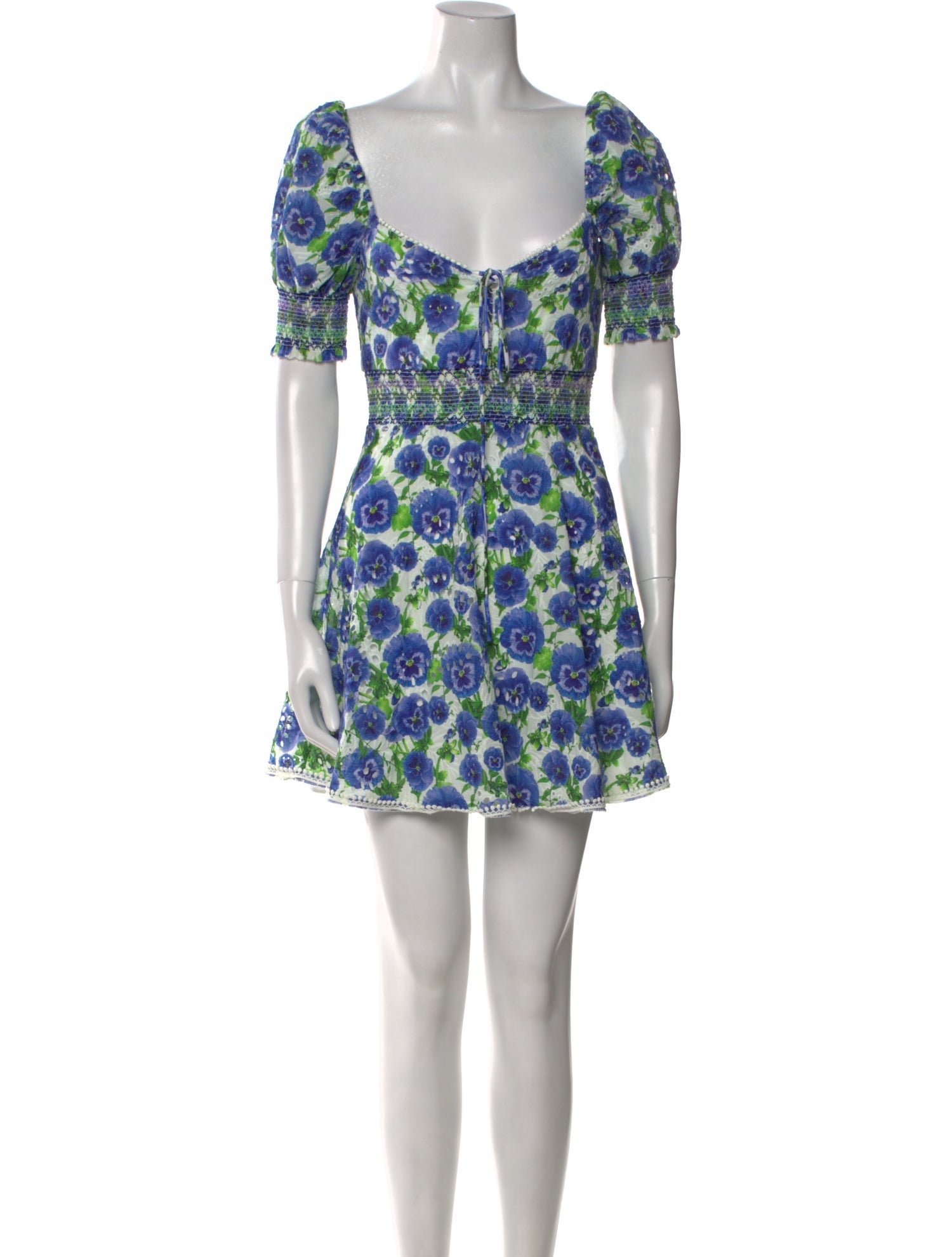 Alice + Olivia Floral Print Mini Dress