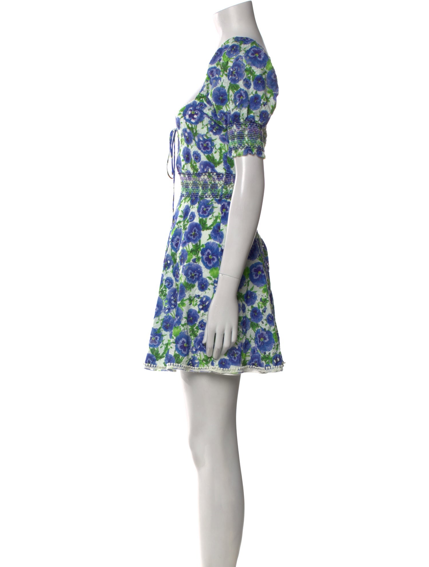 Alice + Olivia Floral Print Mini Dress