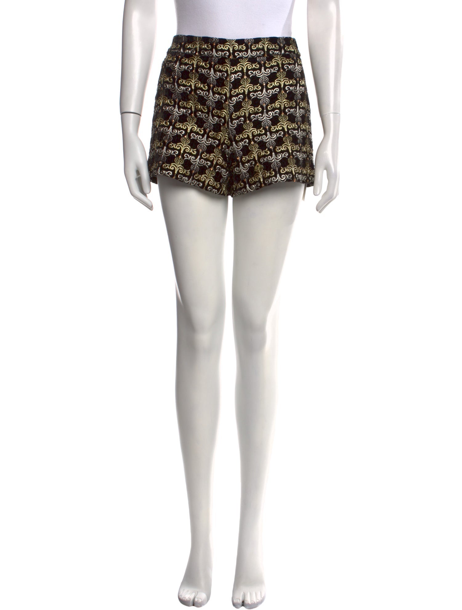 Alice + Olivia Printed Mini Shorts