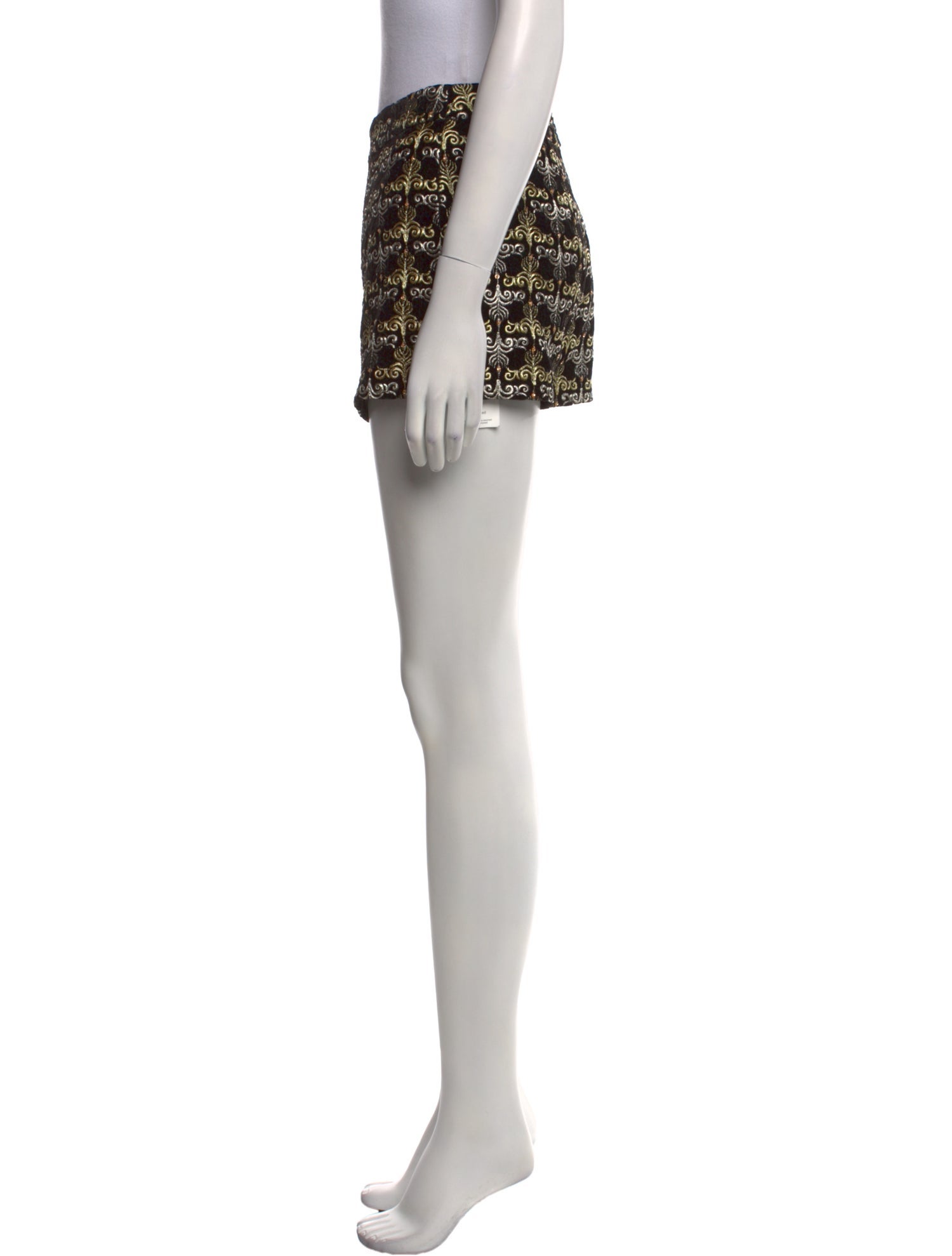 Alice + Olivia Printed Mini Shorts