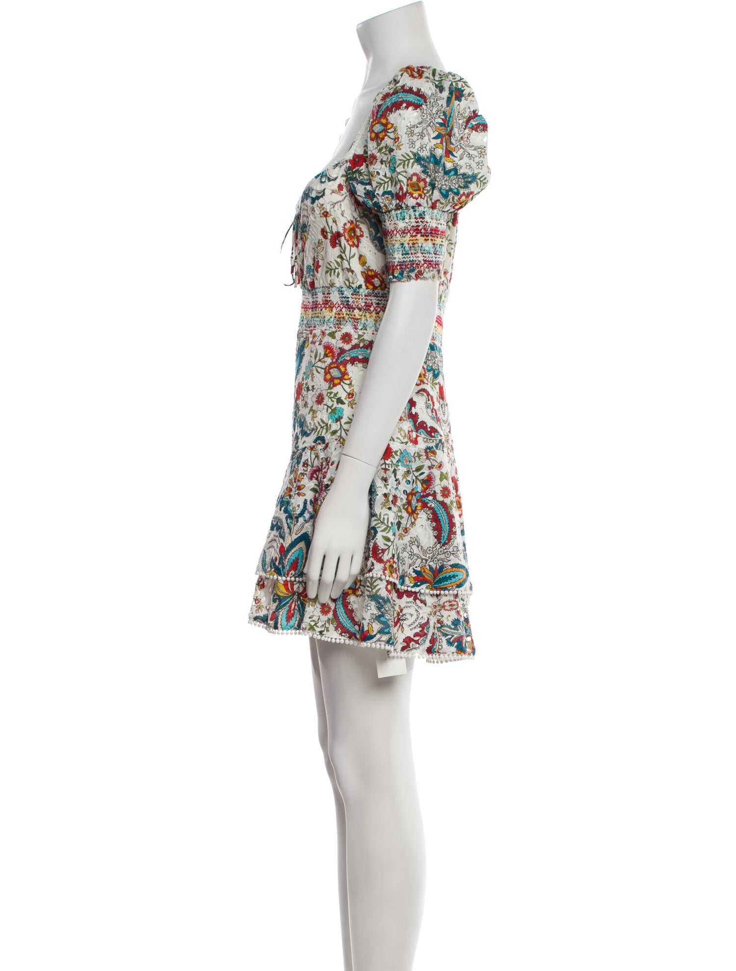 Alice + Olivia Floral Print Mini Dress